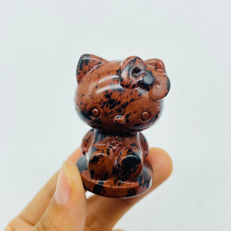 Hello Kitty Carving Red Obsidian Wholesale -Wholesale Crystals