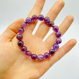 High Grade Natural Clear Amethyst Cacoxenite Super7 Bracelet (HGUB09) -Wholesale Crystals
