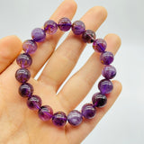 High Grade Natural Clear Amethyst Cacoxenite Super7 Bracelet (HGUB09) -Wholesale Crystals