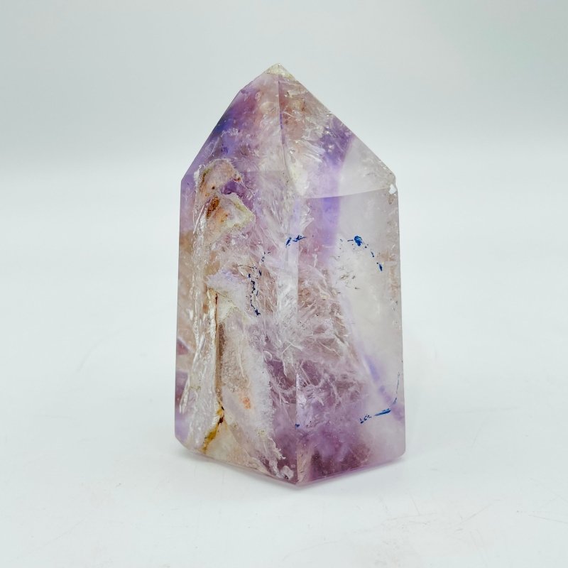 High Quality Amethyst Enhydro Quartz Tower With Moving Bubble -Wholesale Crystals