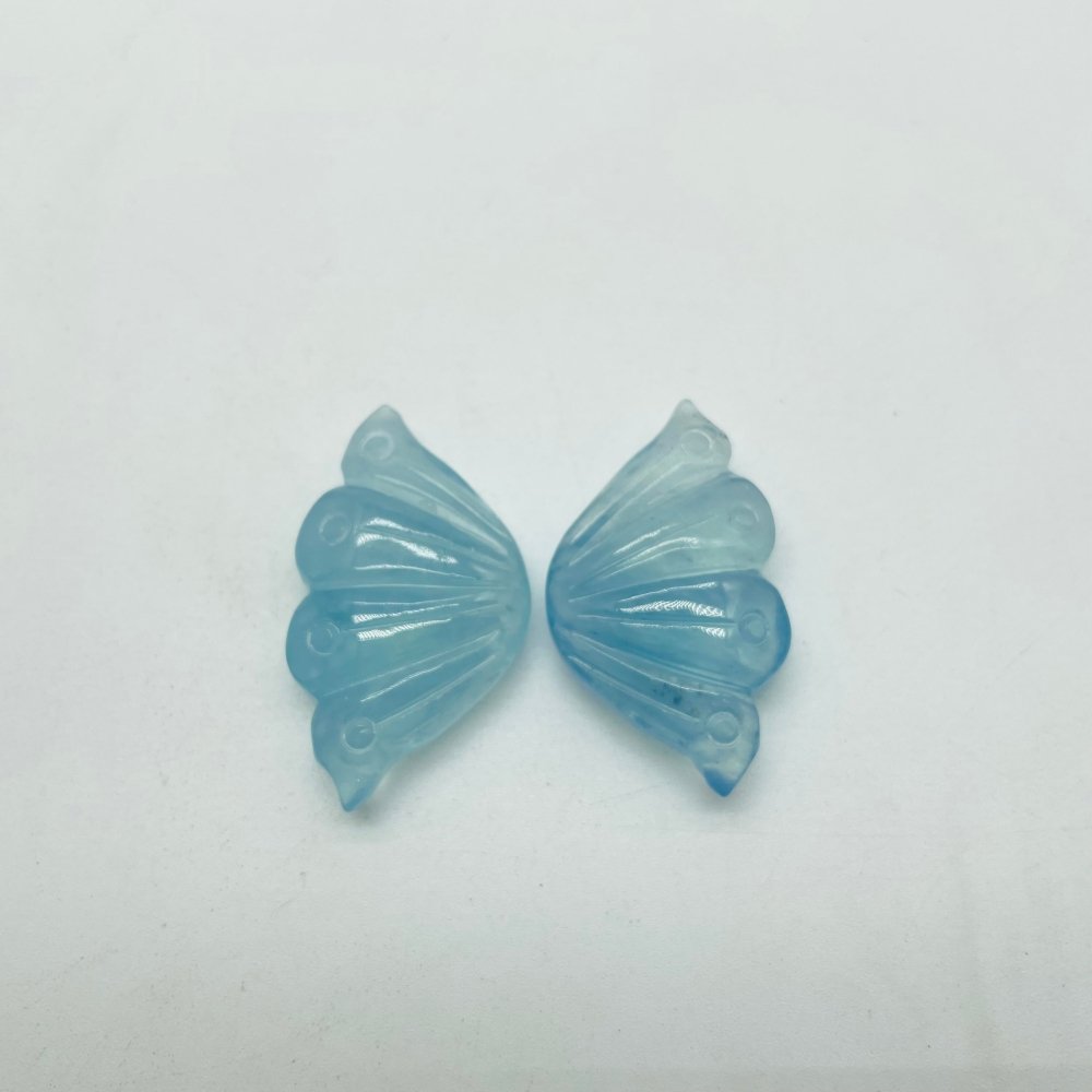 High Quality Aquamarine Butterfly Wing Carving Wholesale -Wholesale Crystals