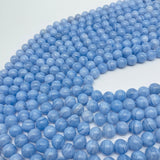 High Quality Blue Lace Agate Bracelet Strand Beads Wholesale -Wholesale Crystals