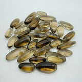 High Quality Clear Smoky Quartz Long Tumbled Bullet Shape Wholesale -Wholesale Crystals