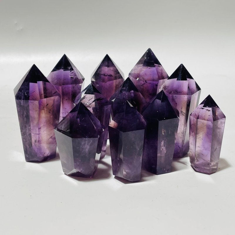 High Quality Deep Purple Amethyst Point Wholesale - Wholesale Crystals