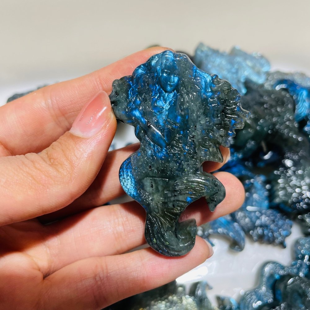 High Quality Labradorite Mermaid Carving Wholesale -Wholesale Crystals