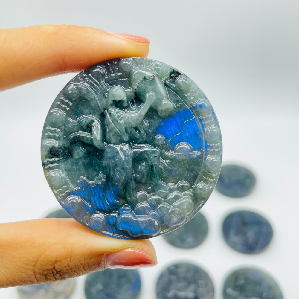 High Quality Labradorite Twelve Constellations Carving Wholesale -Wholesale Crystals