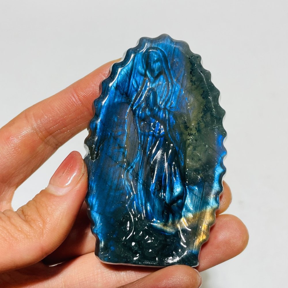 High Quality Labradorite Virgin Mary Carving Wholesale -Wholesale Crystals