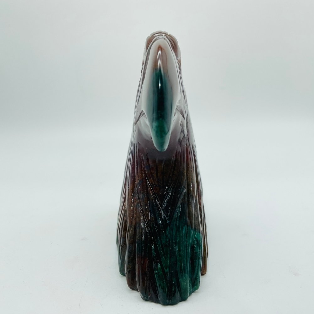 High Quality Ocean Jasper Eagle Head Carving -Wholesale Crystals