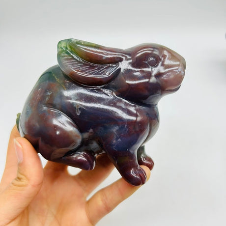 High Quality Ocean Jasper Rabbit Carving -Wholesale Crystals