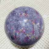 High Quality Red Tourmaline Mixed Mica Sphere -Wholesale Crystals