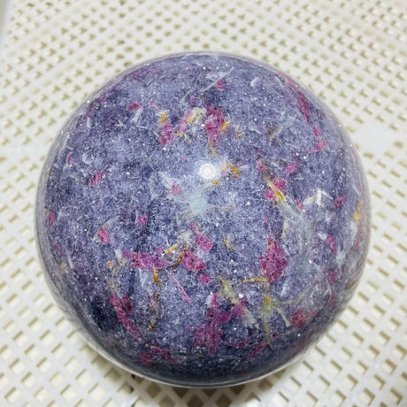 High Quality Red Tourmaline Mixed Mica Sphere -Wholesale Crystals