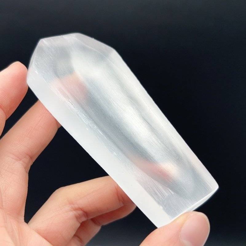 High Quality Selenite Coffin Shallow Bowl Carving Wholesale -Wholesale Crystals