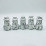 Howlite Snowman Carving Christmas Crystal Wholesale -Wholesale Crystals