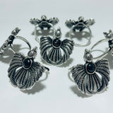 Hypersthene Stone Feather Ring Wholesale -Wholesale Crystals