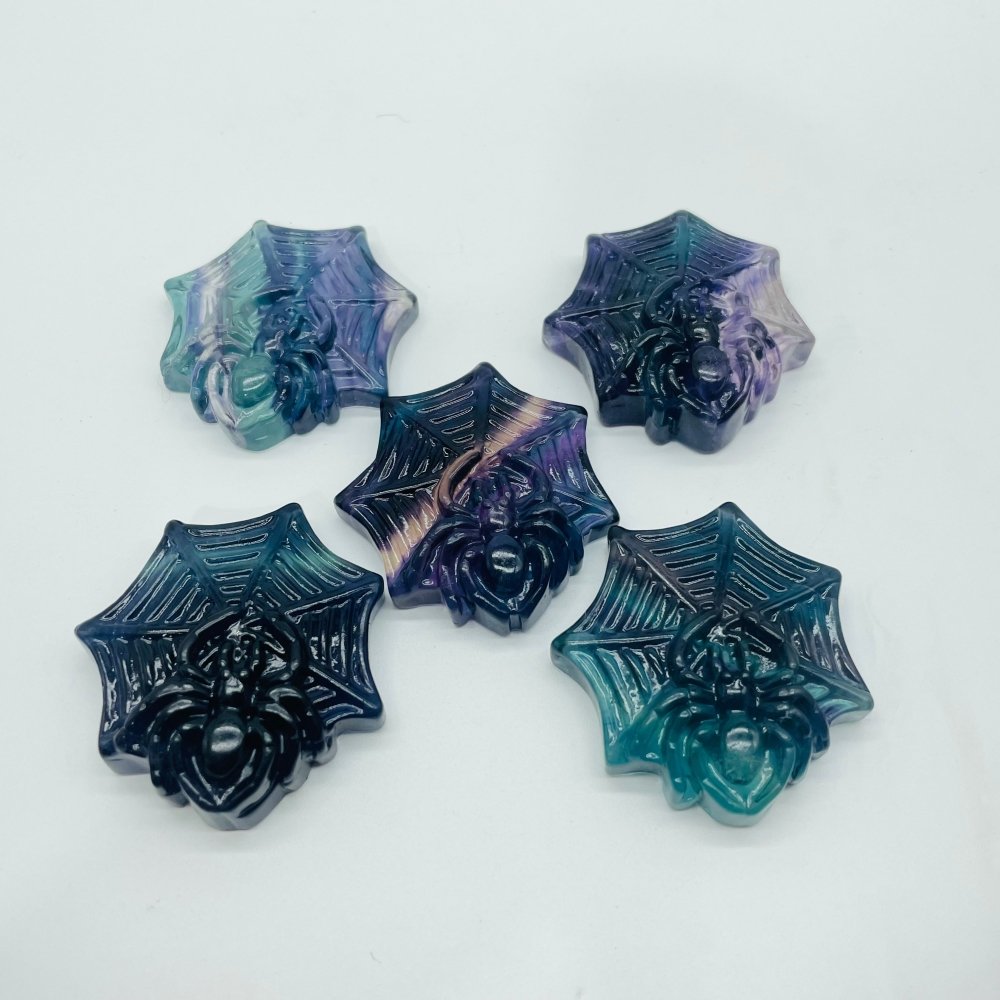 Labradorite Fluorite Spider Carving Wholesale -Wholesale Crystals