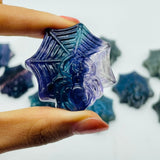 Labradorite Fluorite Spider Carving Wholesale -Wholesale Crystals