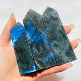 Labradorite Four - Sided Tower Point Wholesale - Wholesale Crystals
