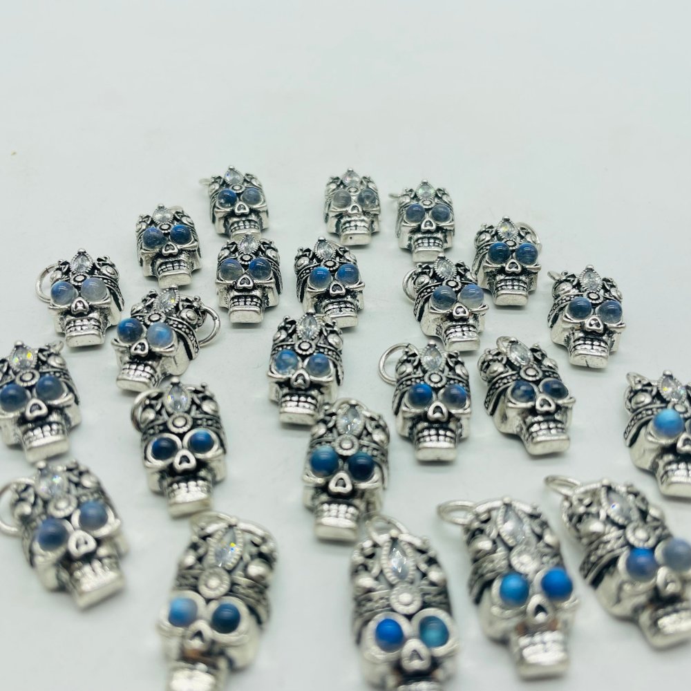 Labradorite King Skull Pendant Wholesale -Wholesale Crystals