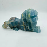 Large Blue Onyx Lion Carving -Wholesale Crystals