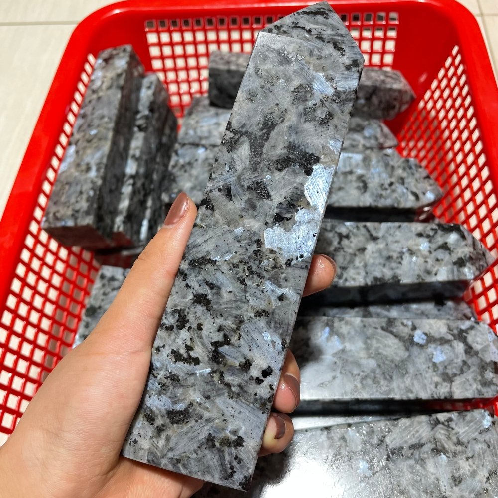 Large larvikite Four-Sided Tower Points Wholesale -Wholesale Crystals