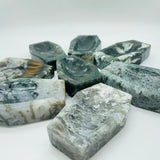 Large Moss Agate Shallow Bowl Coffin Wholesale -Wholesale Crystals