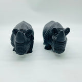 Large Obsidian Rhino Carving Wholesale -Wholesale Crystals
