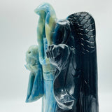 Large Trolleite Stone Death Wizard Skull Carving - Wholesale Crystals