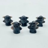 Mini Black Obsidian Yoda Star Wars Crystal Carving Wholesale - Wholesale Crystals