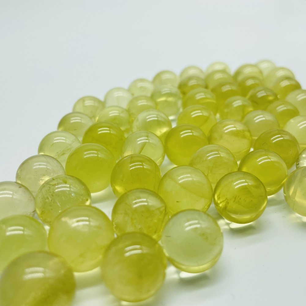 Mini Citrine Sphere Ball 0.5in(1.3cm) Wholesale -Wholesale Crystals