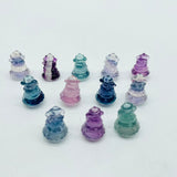 Mini Fluorite Christmas Tree Carving Crystals Wholesale -Wholesale Crystals
