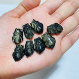 Mini Gold Sheen Obsidian Goldfish Carving Wholesale -Wholesale Crystals