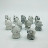 Mini Howlite Mushroom House Carving Wholesale -Wholesale Crystals