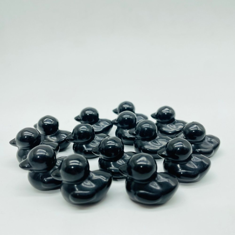 Mini Obsidian Duck Carving Wholesale -Wholesale Crystals