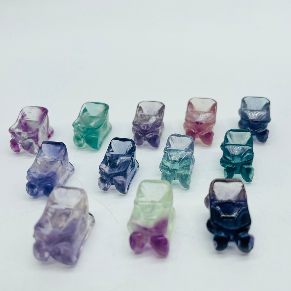 Mini Rainbow Fluorite Sled Carving Wholesale -Wholesale Crystals