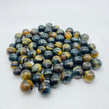 Mini Yellow Mixed Blue Tiger Eye Spheres Ball Wholesale -Wholesale Crystals