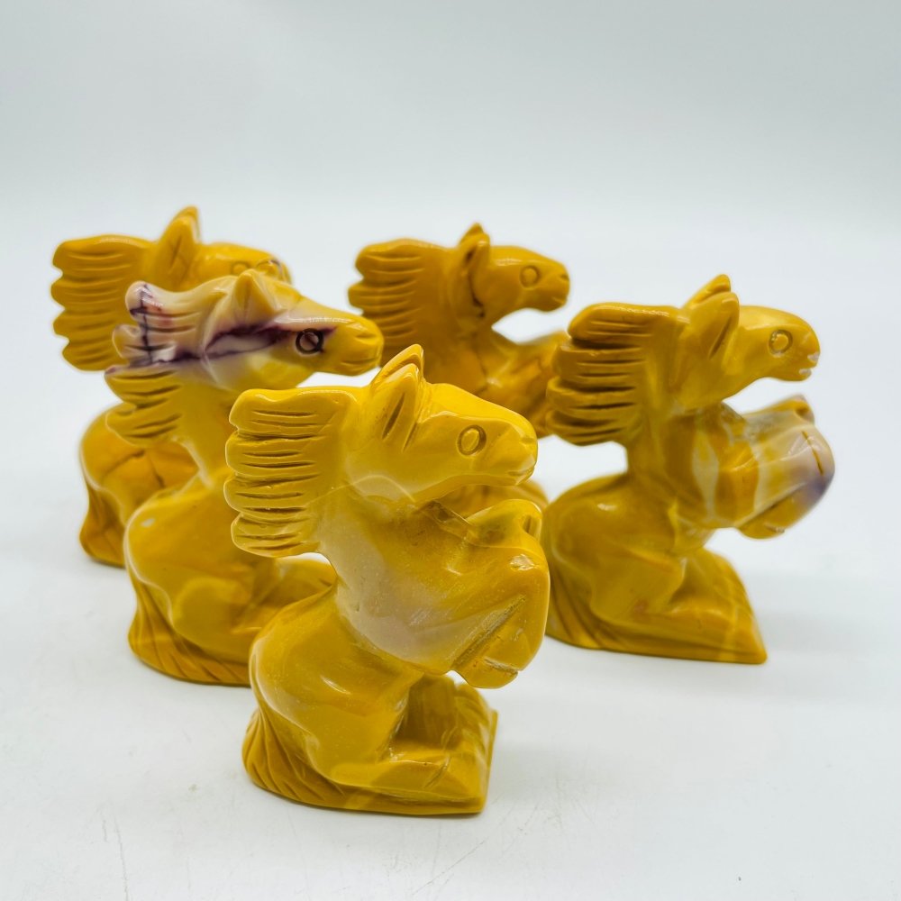 Mookaite Stand Horse Carving Animals Wholesale -Wholesale Crystals