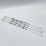 Moonstone Cute Four Leaf Clover Lucky Bracelets Crystal Wholesale -Wholesale Crystals