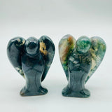 Moss Agate Angel Carving Wholesale -Wholesale Crystals