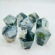 Moss Agate CupCake Shape Tower Points Wholesale -Wholesale Crystals