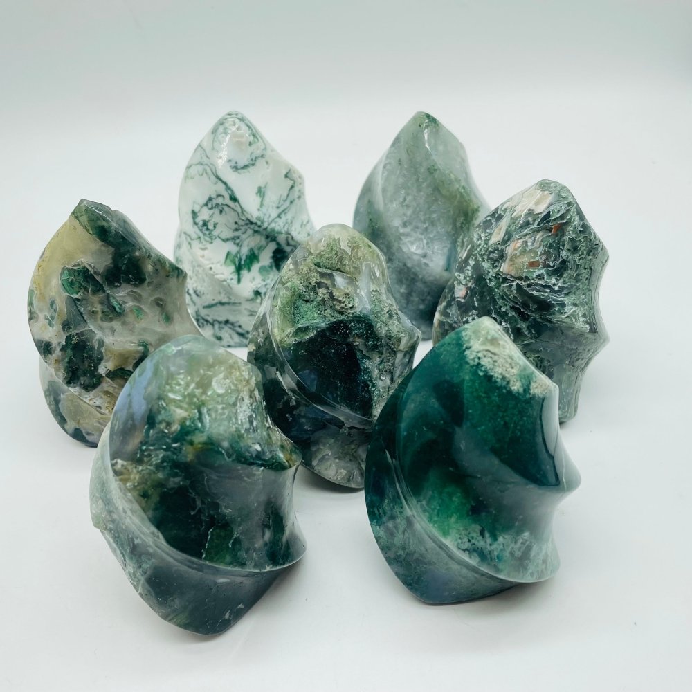 Moss Agate Flame Wholesale -Wholesale Crystals