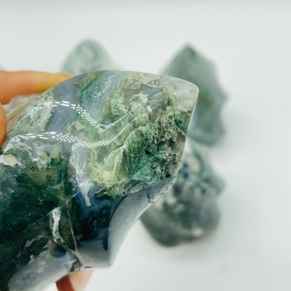 Moss Agate Flame Wholesale -Wholesale Crystals