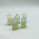 Moss Agate & Hematite Mini Goddess Carved Wholesale -Wholesale Crystals