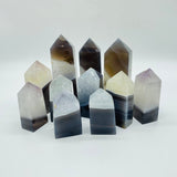 Natural Agate Mixed Quartz Four-Sided Points Wholesale -Wholesale Crystals