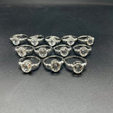 Natural Clear Quartz Cut Faceted Ring Wholesale -Wholesale Crystals