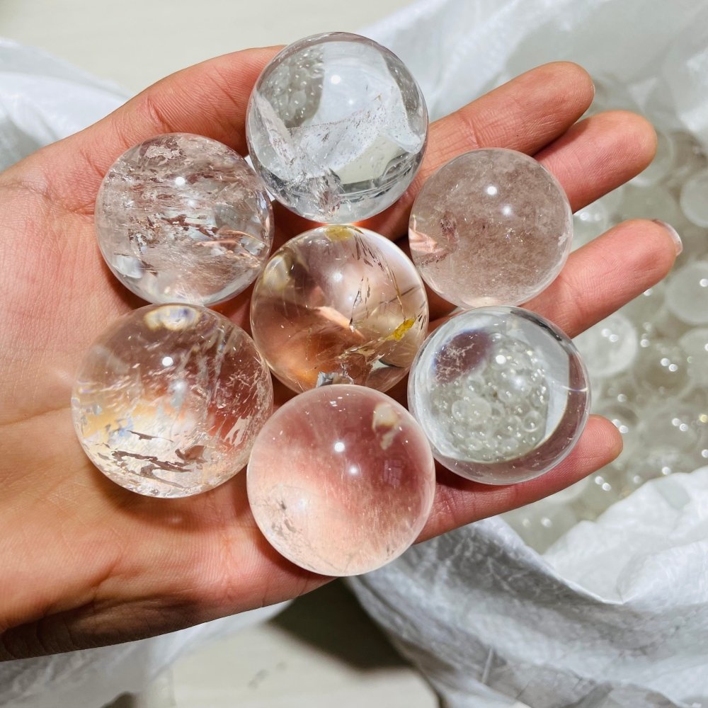 Natural Clear Quartz Spheres Wholesale -Wholesale Crystals