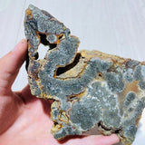 Natural Free Form Geode Flower Pyrite Mixed Agate Slab Wholesale -Wholesale Crystals