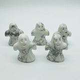 Natural Howlite Ghost Halloween Carving Wholesale -Wholesale Crystals