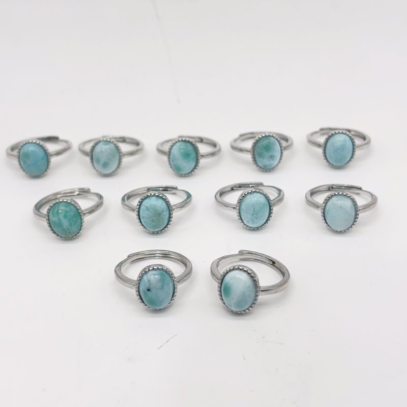 Natural Larimar Ring Crystal Wholesale - Wholesale Crystals