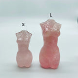 Natural Rose Quartz Goddess Carving Wholesale -Wholesale Crystals