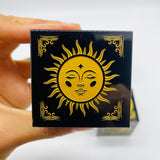 Obsidian Cube Hand of Fatima Cross with Wings Wholesale -Wholesale Crystals